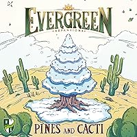 Evergreen: Pines and Cacti Expansion - Set of 2 Modular Expansions, Tree Growing Abstract Strategy Board Game, Ages 8+, Players
