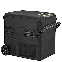 BougeRV 59 Quart Insulated Protective Cover, 12 Volt Portable Refrigerator Cover for BougeRV CR55/CRD55 Fridge, Portable Refrigerator Bag for Dual Zone Refrigerator (Refrigerator NOT Included)
