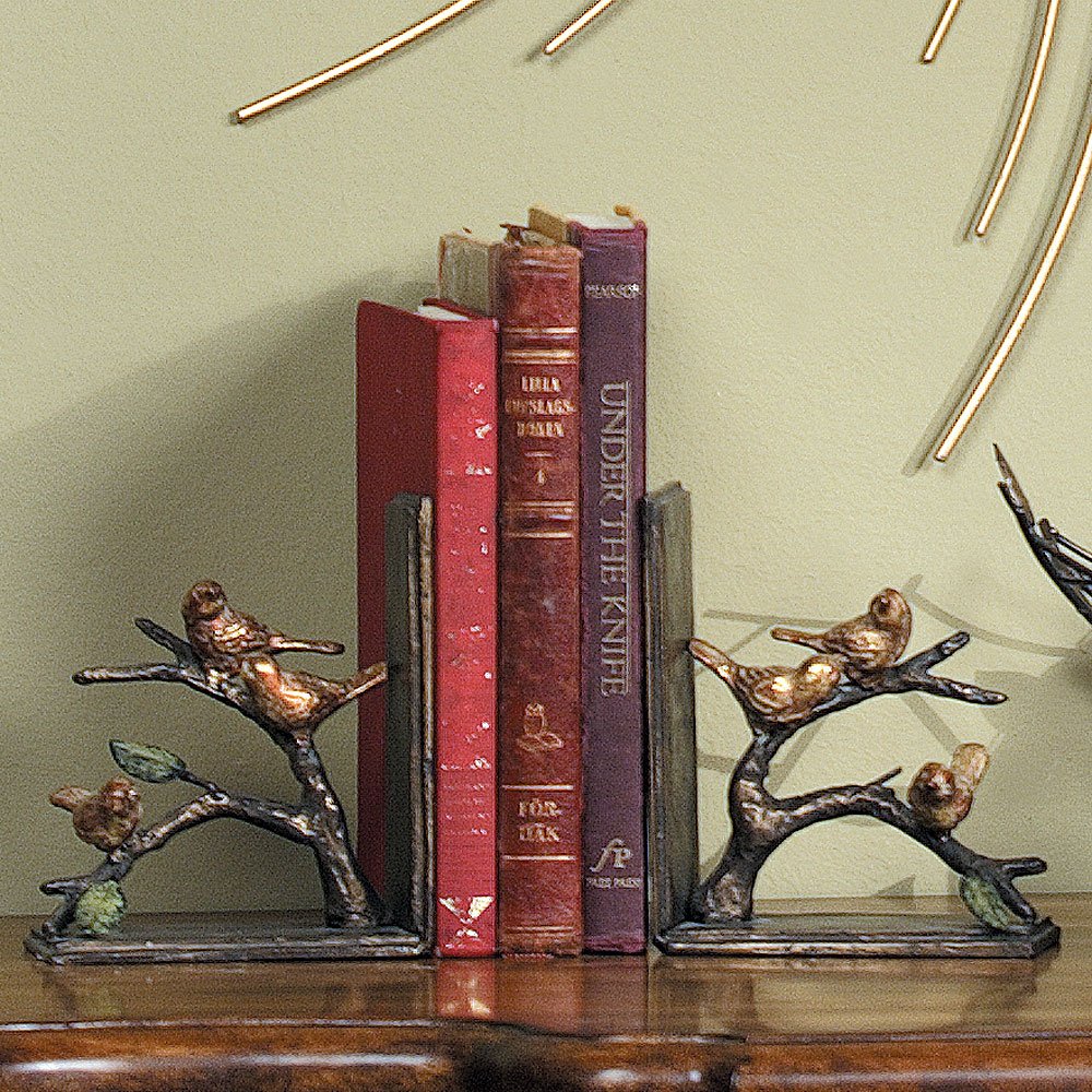 SPI Sparrows on a Branch Pair of Bookends