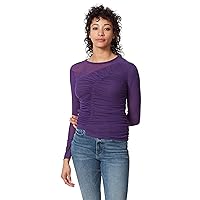 Circus NY Women's Austin Asymetrical Ruched Knit Top
