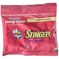 Honey Stinger Energy Chew, Grapefruit, 1.8 Ounce, 12 Count