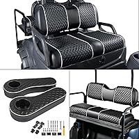 NOKINS Front Seat and Rear Seat and Armrest Compatible with Yamaha Drive Set of 3
