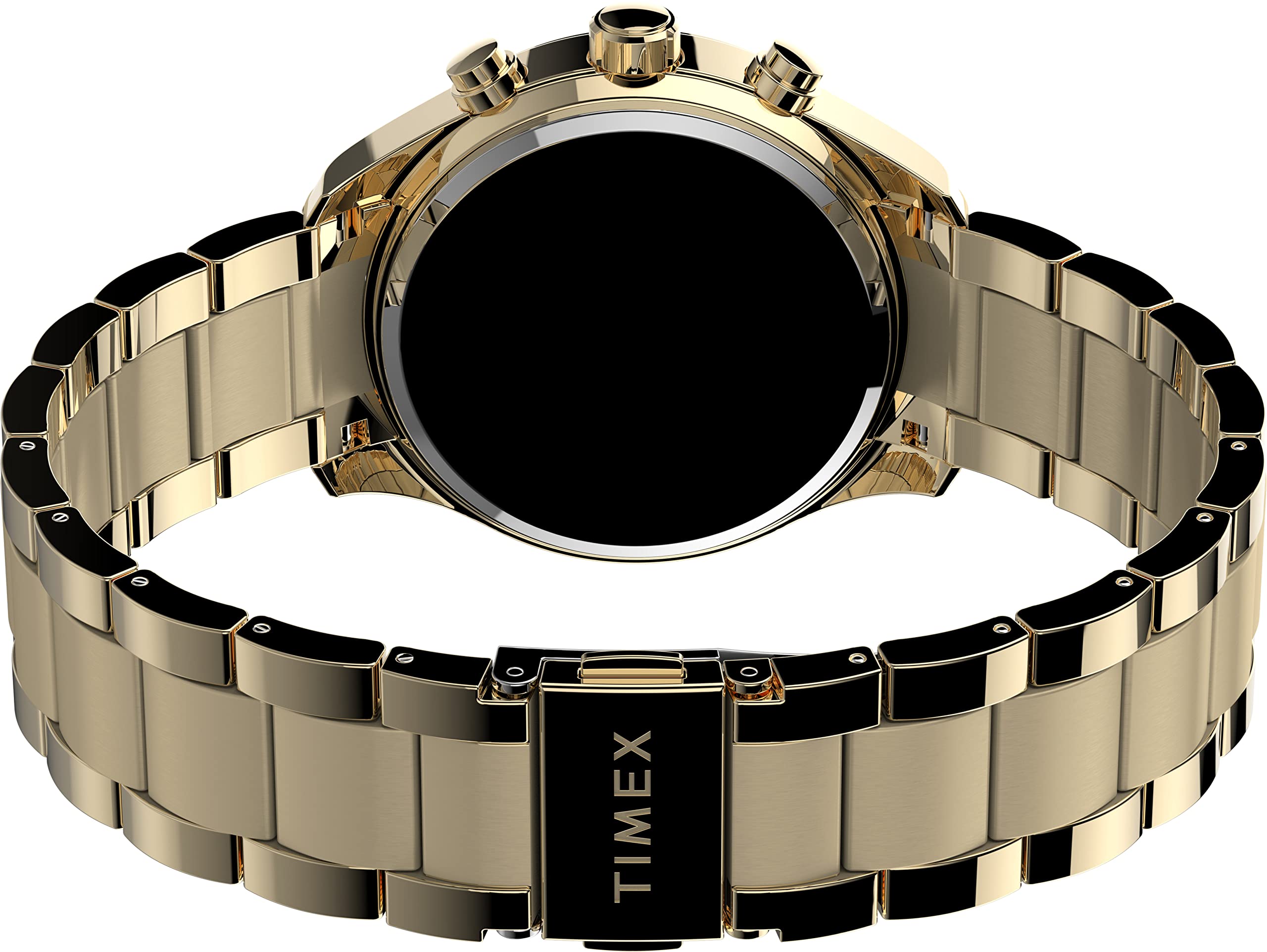 Timex Women's Standard Chronograph 38mm Watch – Two-Tone Case Two-Tone Dial Two-Tone Bracelet