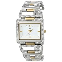 Charles-Hubert, Paris Women's 6833-T Premium Collection Two-Tone White Dial Watch