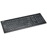 Kensington Slim Type Wireless Quiet Keyboard (K72344US), Black
