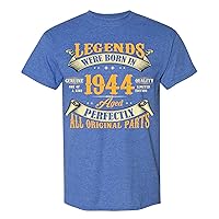 80th Birthday Shirt for Men, Legends were Born in 1944, Vintage 80 Years Old Tee T-Shirt