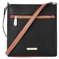 BOSTANTEN Womens Leather Crossbody Bags ＆Leather 15.6 inch Laptop Backpack Computer Bag