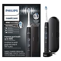 Philips Sonicare Protective Clean Toothbrush 4500 Black, Hx6820/60, 1 Pound
