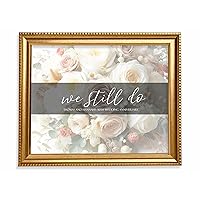 We Still Do, Wedding Anniversary Guestbook Sign, Wedding Party Signature Canvas, Personalized Guestbook Alternative (16x20 inches)