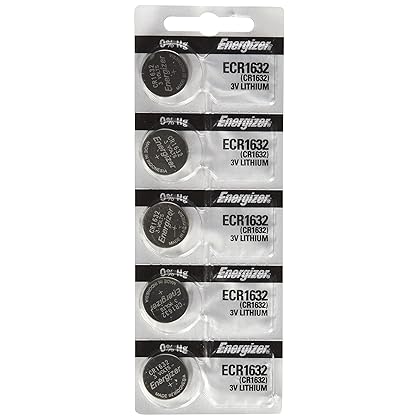 Energizer CR1632 3 Volt Lithium Coin Battery 10 Pack (2 packs of 5)