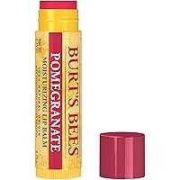 100% Natural Moisturizing Lip Balm, Pomegranate with Beeswax and Fruit Extracts, 1 Tube