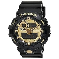 Casio Men's G Shock GA710GB-1A Black Rubber Quartz Sport Watch