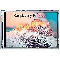Overall Evaluation Board for Raspberry Pi Pico,with 3.5inch 65K Colorful LCD Display 480×320 Pixel IPS Screen, Onboard Rich Components for Easily Evaluating RP2040 and Fast Get Started with Pico