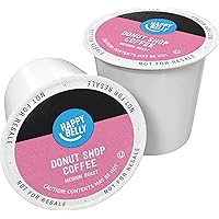 Amazon Brand - Happy Belly Medium Roast Coffee Pods, Donut Style, Compatible with Keurig 2.0 K-Cup Brewers, 100 Count