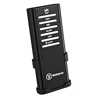 Westinghouse Lighting Infrared Remote Control 7784340 with 4 Speed Levels, Non-Dimmable