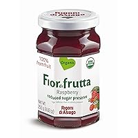 Rigoni di Asiago, Fiordifrutta Organic Fruit Spread, Raspberry, 8.82 Ounce (Pack of 1)