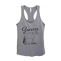 Cute Horse Lover Tank Tops Success Comes A Little Bit at A Time Royaltee Shirts