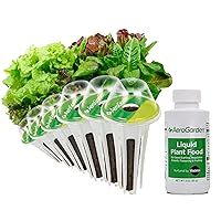 AeroGarden Heirloom Salad Greens Mix Seed Pod Kit with Pre-Seeded Grow Pods, Liquid Plant Food, and Growing Guide, 6-Pod