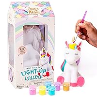 Story Magic Paint Your Own Light-Up Unicorn by Horizon Group USA, Paintable, Batteries Required, Color-Change, LED Night Light