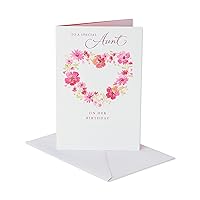 American Greetings Birthday Card for Aunt (Floral)