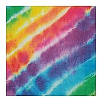 Multicolor Luncheon Napkins (Pack of 16) - Vibrant Tie Dye Design, Perfect for Events, Themed - Parties, Birthdays, Gatherings, & More