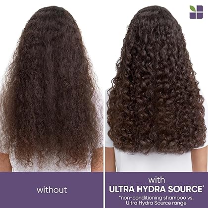Biolage Ultra Hydra Source Conditioning Balm | Deep Hydrating Conditioner | Renews Hair's Moisture | For Very Dry Hair | Silicone-Free | Vegan | Salon Conditioner