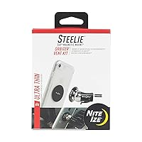 Nite Ize Steelie Orbiter Vent Kit - Magnetic Cell Phone Mount for Car Vents - Durable & Easy-to-Use Phone Holder with Magnet - Compatible with Apple MagSafe iPhones and Accessories