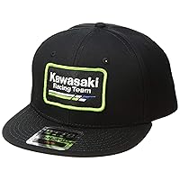 FX FACTORY EFFEX Kids' Big Kawasaki Racing Youth Snapback hat, Black, os