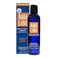 | Personal 100% Water Based Lubricant | Silky & Smooth | Gentle Long-Lasting PH Balanced Formula | for Men and Women | 4 Fl Oz