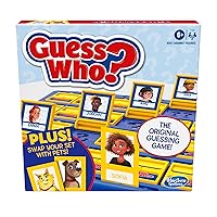 Hasbro Gaming Guess Who? Board Game, with People and Pets Cards, The Original Guessing Game for Kids, Easter Basket Stuffers Ages 6+ (Amazon Exclusive)