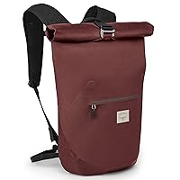 Osprey Arcane Roll Top 18L Waterproof Laptop Backpack, Acorn Red