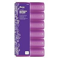 Diane Magnetic Hair Roller, Lavender, 1 3/4 Inch, Non breakable material, use pins to hold hair, holds hair in place, style your hair, perm, curls, 1 3/4, Static electricity