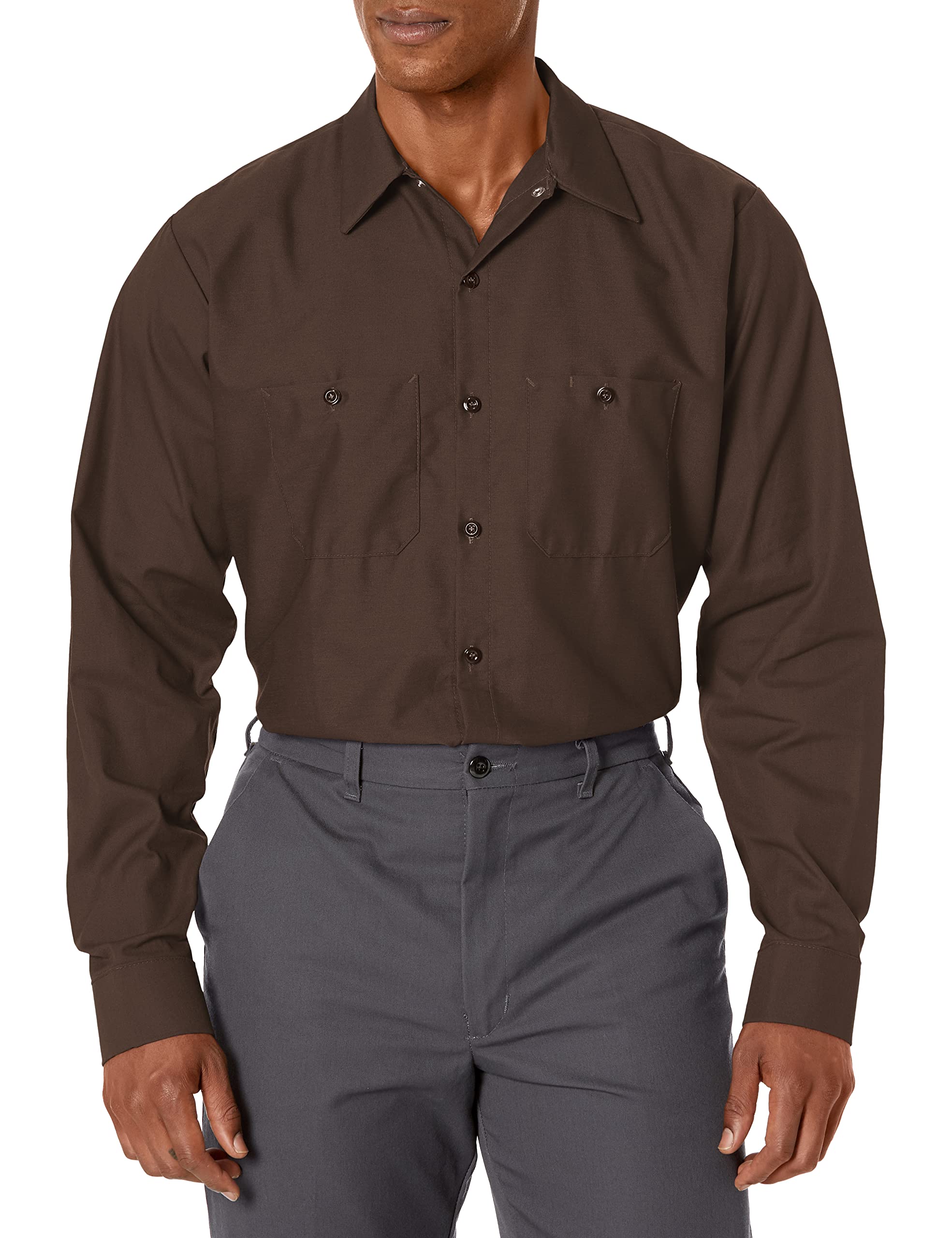 Red Kap Men's Industrial Long Sleeve Work Shirt