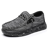 Apakowa Kids Boys Girls Loafers Fashion Casual Soft Walking Shoes Slip On Loafers Comfortable & Lightweight (Toddler/Little Kid/Big Kid)