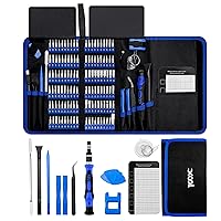 XOOL 140 in 1 Precision Screwdriver Set, Professional Computer Laptop Repair Tool Kit, Electronics Repair Tool with 120 Magnetic Bits, Compatible for Macbook, iPhone, Game Console, Tablet