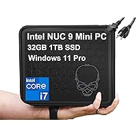 Intel NUC 9 Extreme Mini PC Gaming & Business Desktop Computer, Intel Core i7-9750H, 32GB RAM, 1TB PCIe SSD, Windows 11 Pro, Thunderbolt, Wi-Fi 6, Ethernet, 1 Year Warranty