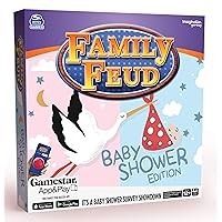 Family FEUD Baby Shower Edition Card Game, Fun Questions Great for Party, 150 Question Cards, 50 Fast Money Cards, Play with Friends and Family, Complementary App with Sound Effects from The Show