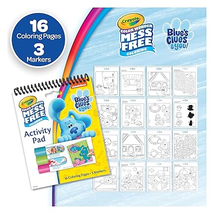 Crayola Nickelodeon Color Wonder Bundle (3 Pack), Mess Free Activity Pads & Markers, Gifts For Toddlers, Kids Arts & Crafts Set, 3+