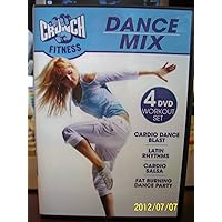 Crunch Fitness Dance Mix 4 DVD Workout set Includes Cardio Blast / Latin Rhythms / Cardio Salsa / Fat Burning Dance Party Crunch Fitness Dance Mix 4 DVD Workout set Includes Cardio Blast / Latin Rhythms / Cardio Salsa / Fat Burning Dance Party DVD