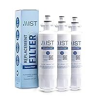 MIST ADQ36006101 Water Filter Replacement for LG LT700P, Refrigerator Water Filter Compatible with ADQ36006102, Kenmore Elite 9690, 46-9690, 469690, RFC 1200A, FML-3, LFX31925ST, LFXS32766S (3 Pack)