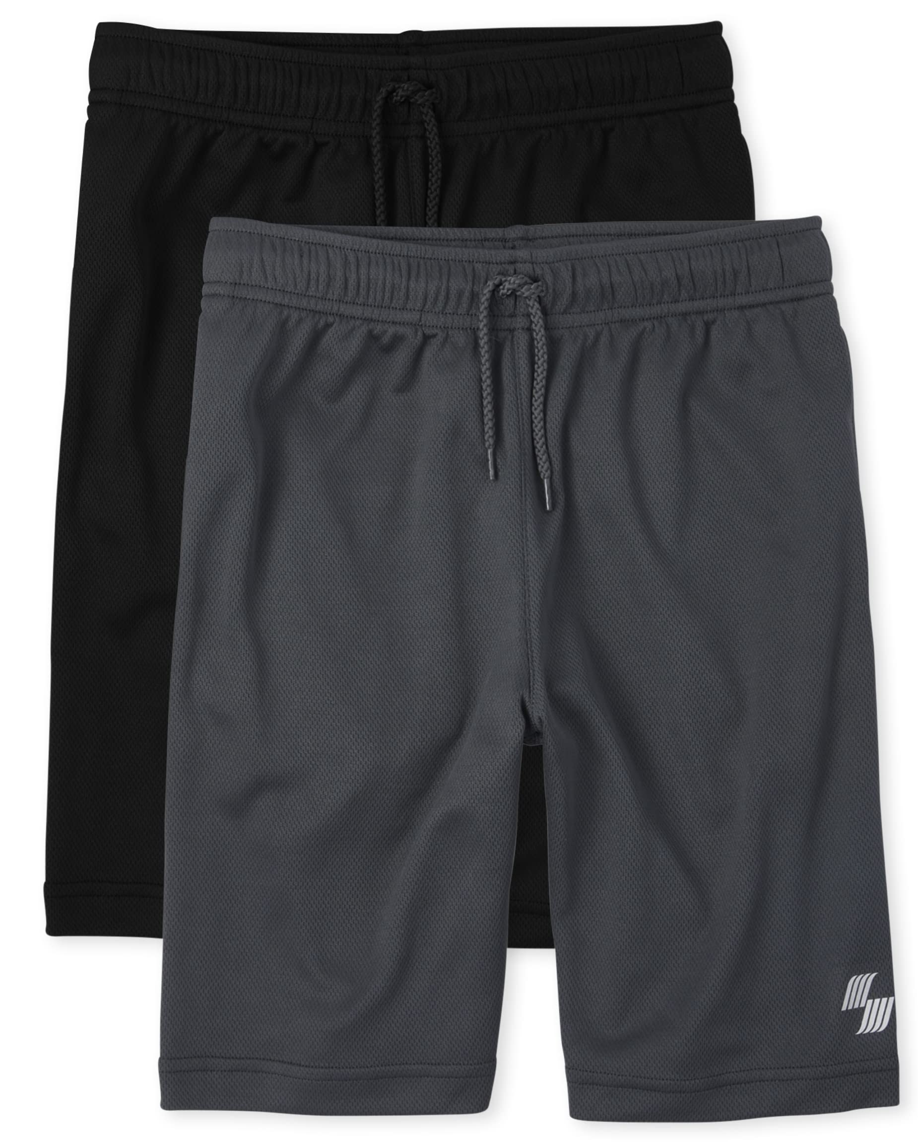 The Children's Place Boys' Athletic Mesh Shorts, 2 Pack