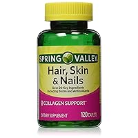 Hair, Skin and Nails Collagen Support Vitamins 120 count
