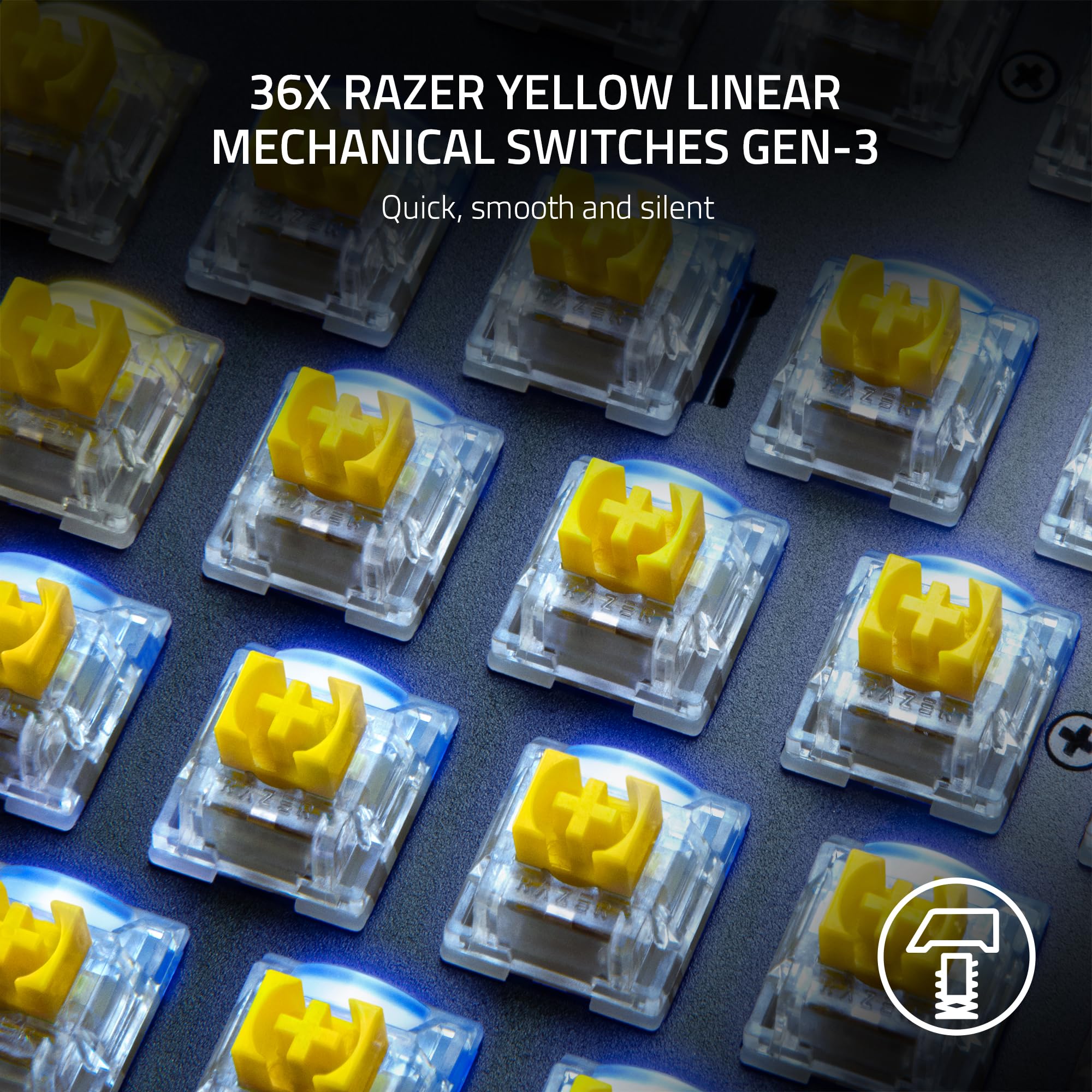 Razer Mechanical Switches Pack – Yellow Linear Switch