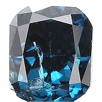 Natural Loose Diamond Cushion Blue Color SI2 Clarity 3.00 MM 0.13 Ct KR52