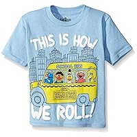 Sesame Street Boys Short Sleeve T-Shirt-Elmo, Cookie Moster