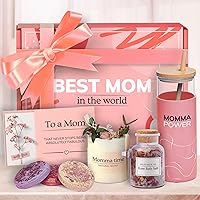 Best Mom in the World Gift set - Perfect Gift for Any Occasion – Gifts for Mom from Daughter Women Set – Mom Birthday Gifts Box – Gift Box for Valentine's Day, Mother's Day