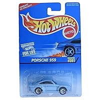 Hot Wheels Porsche 959 #591 5 Spoke Wheels, Blue [Coolest to Collect car]