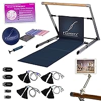 New! The Original Fluidity Barre + Bungee/Collar Kit + Tablet/Phone Holder + Free 30-Day Barre Online Classes Bundle
