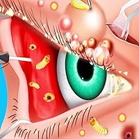 ASMR Doctor Eye Makeup Parlor Eyes Hospital Makeover Salon Girls Clinic Game: Surgery Simulator Beauty Care Girl Treatment Fun Fashion Stylist Games