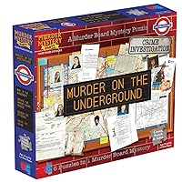Murder Mystery Party | Case File Puzzle Murder on The Underground, for Ages 14+